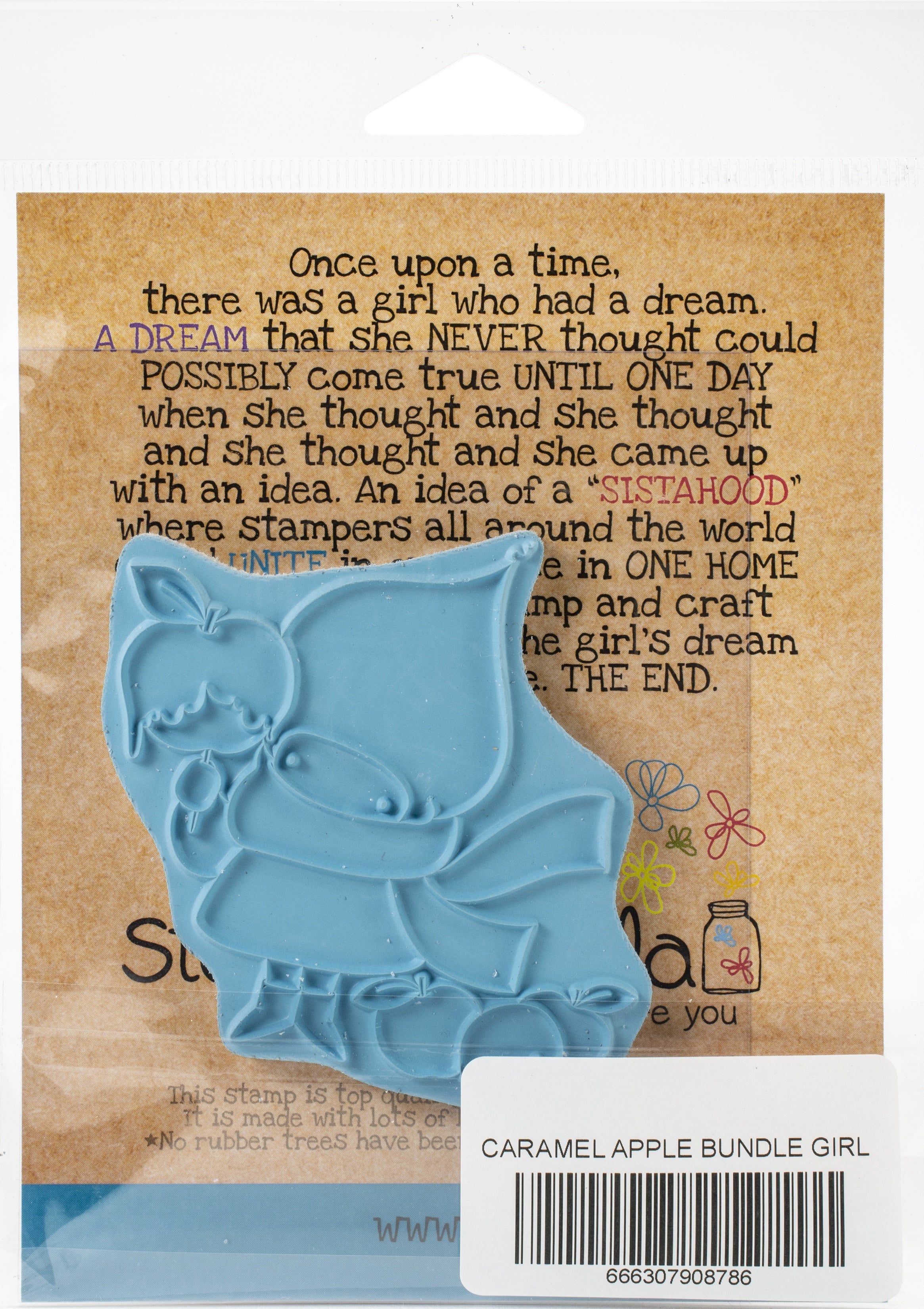 Stamping Bella Cling Stamps - Caramel Apple Bundle Girl