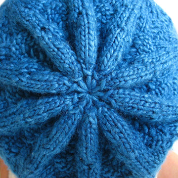 Nordic Lace Hat (Instructions to work flat)