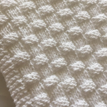 Quick and Easy Basket Weave Baby Blanket