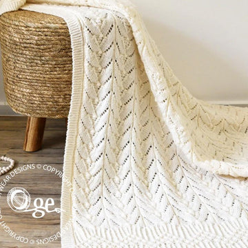 Cathedral Heirloom Baby Blanket - P069