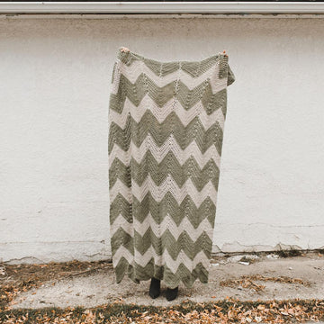 Zig Zag Chevron Afghan