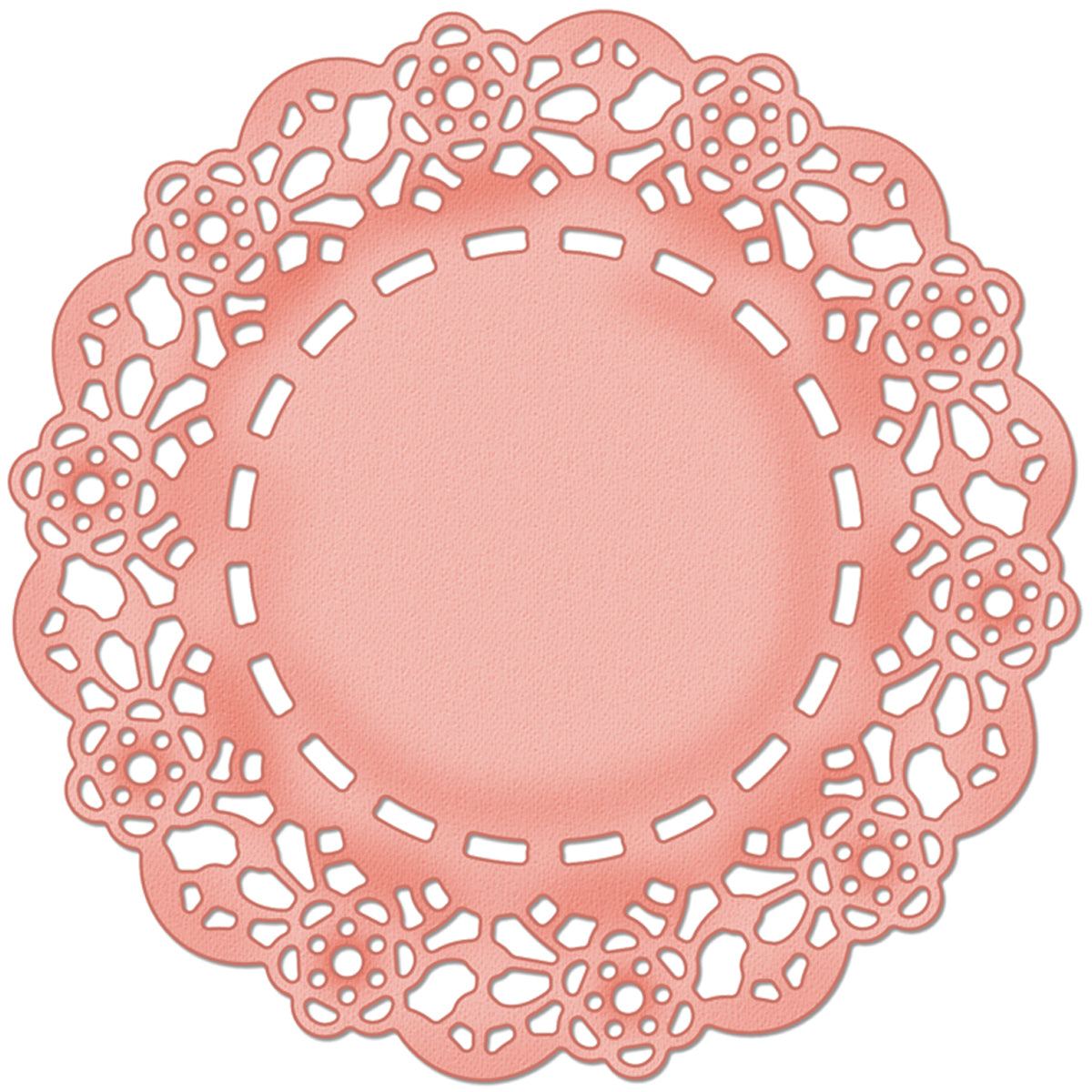 CottageCutz Dies - Tea Time Doily 3.4"X3.4"