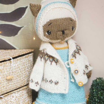 Knitting Pattern - Outfit PENNY for Large toys