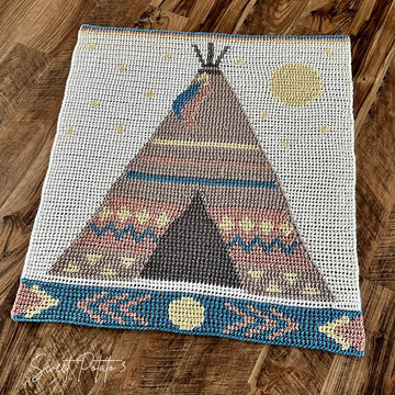 Boho Adventure Nursery Blanket