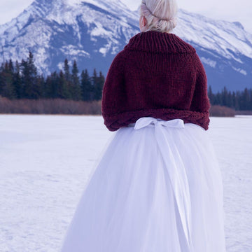 Braided Poncho Cape