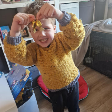 Crochet Sweater Pattern for Kids Easy Baby Jumper Pattern Beginner Toddler Pullover Crochet Winter Crochet PDF Handmade Baby Clothes DIY
