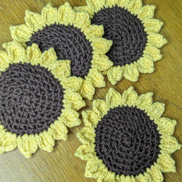 Sunflower Coasters