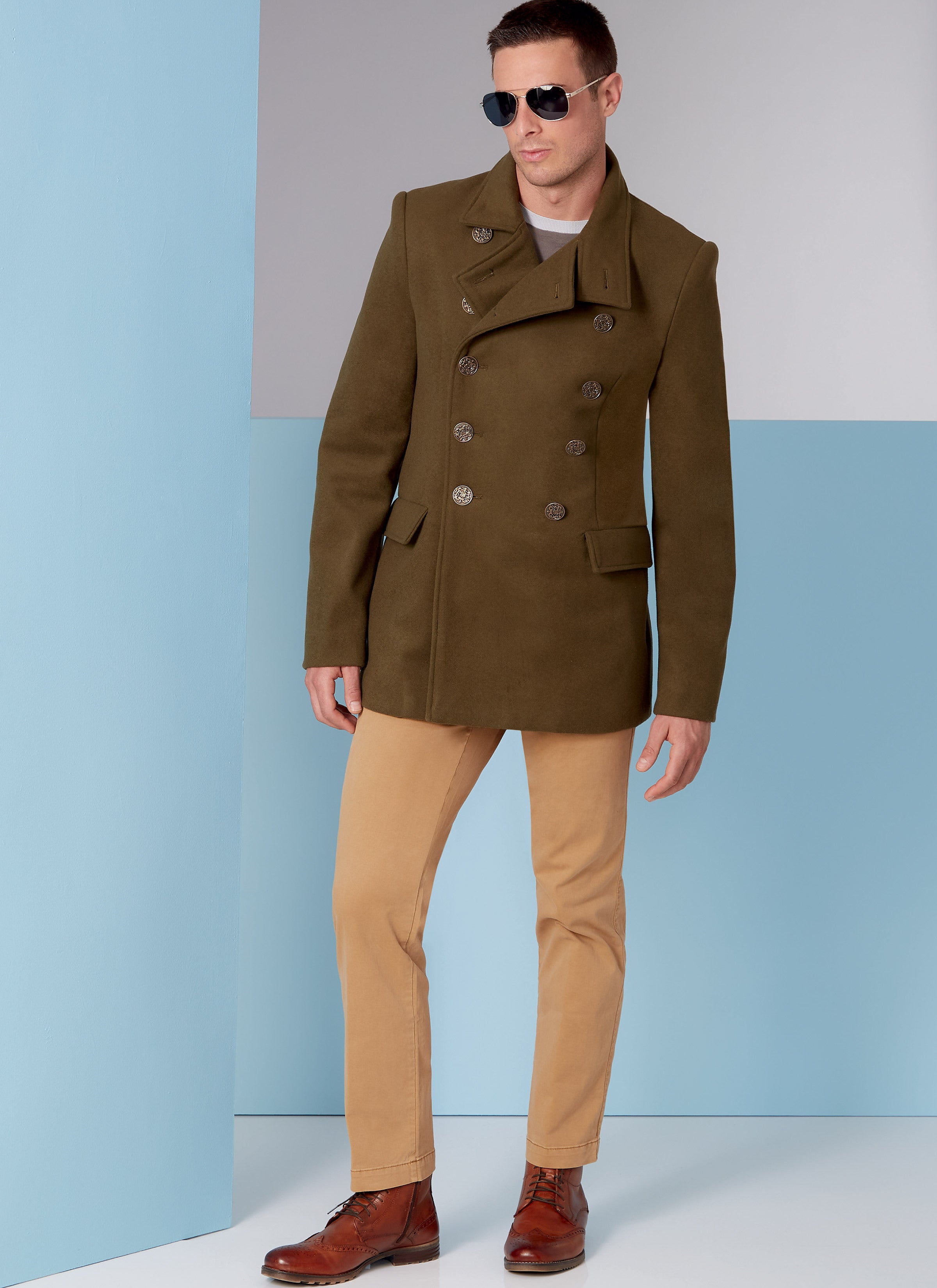 Vogue Men's Coat V1853 - Sewing Pattern