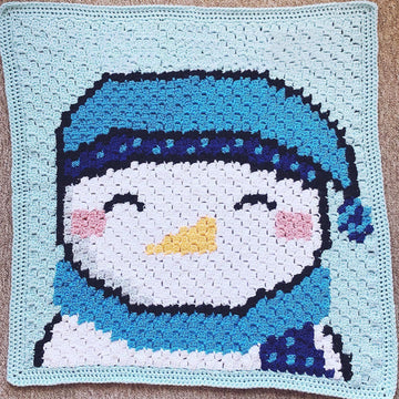 C2C Snowman & Bear Blankets
