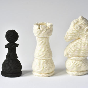 Chess Set, Chess Pieces, Chess Amigurumi