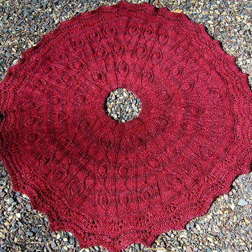 Drifting Leaves poncho