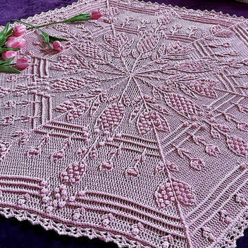 The Language of Tulips Blanket