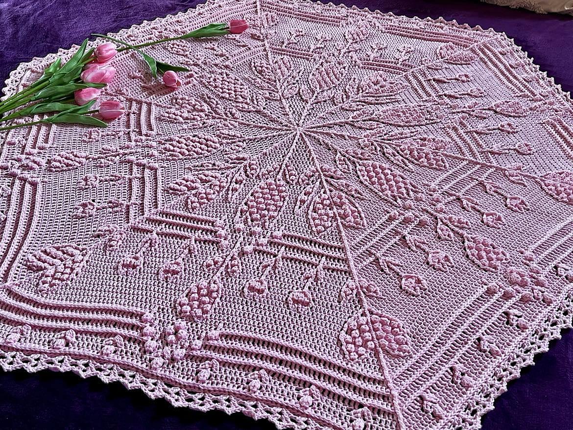 The Language of Tulips Blanket
