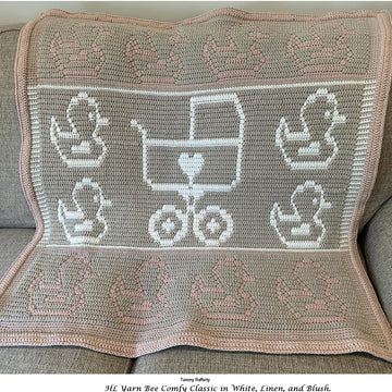 Oh Baby Baby Baby Blanket Overlay Mosaic Crochet Pattern
