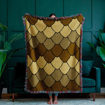 Reptile Blanket C2C Crochet Pattern