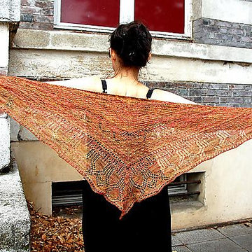 Curlew over Salcombe, shawl