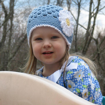 Spring Daisy Beanie