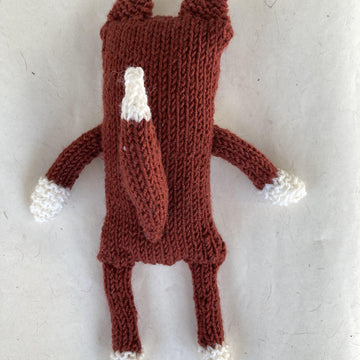 The Fox knitted soft toy