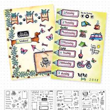 Studio Light Planner Journal A5 Stamp - 272776