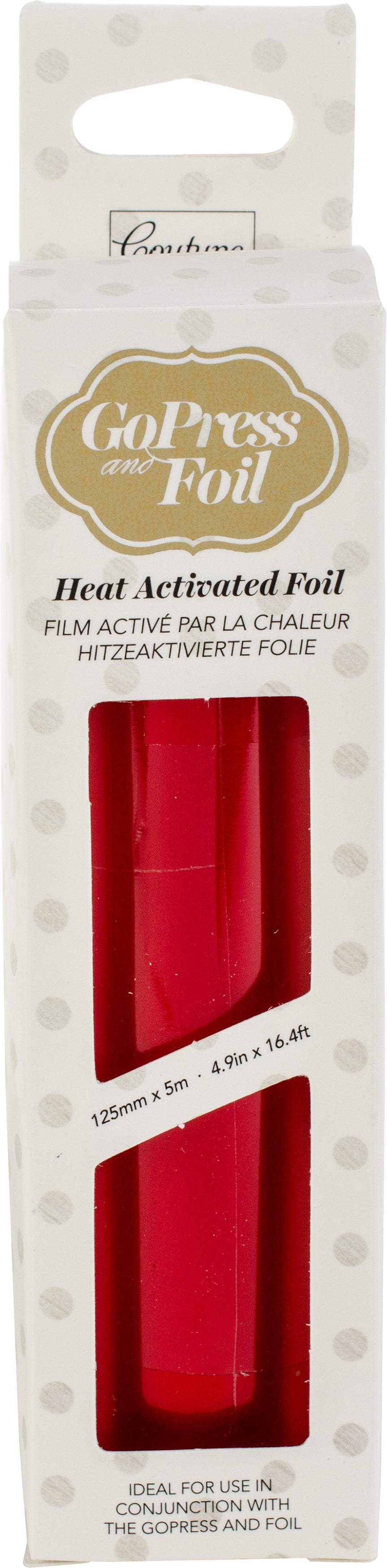 Artdeco Creations Couture Creations Foil 5"X16.4' - Red-Pastel Matte Finish