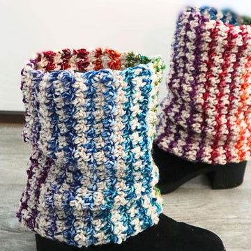 Frost Blossom Leg Warmers