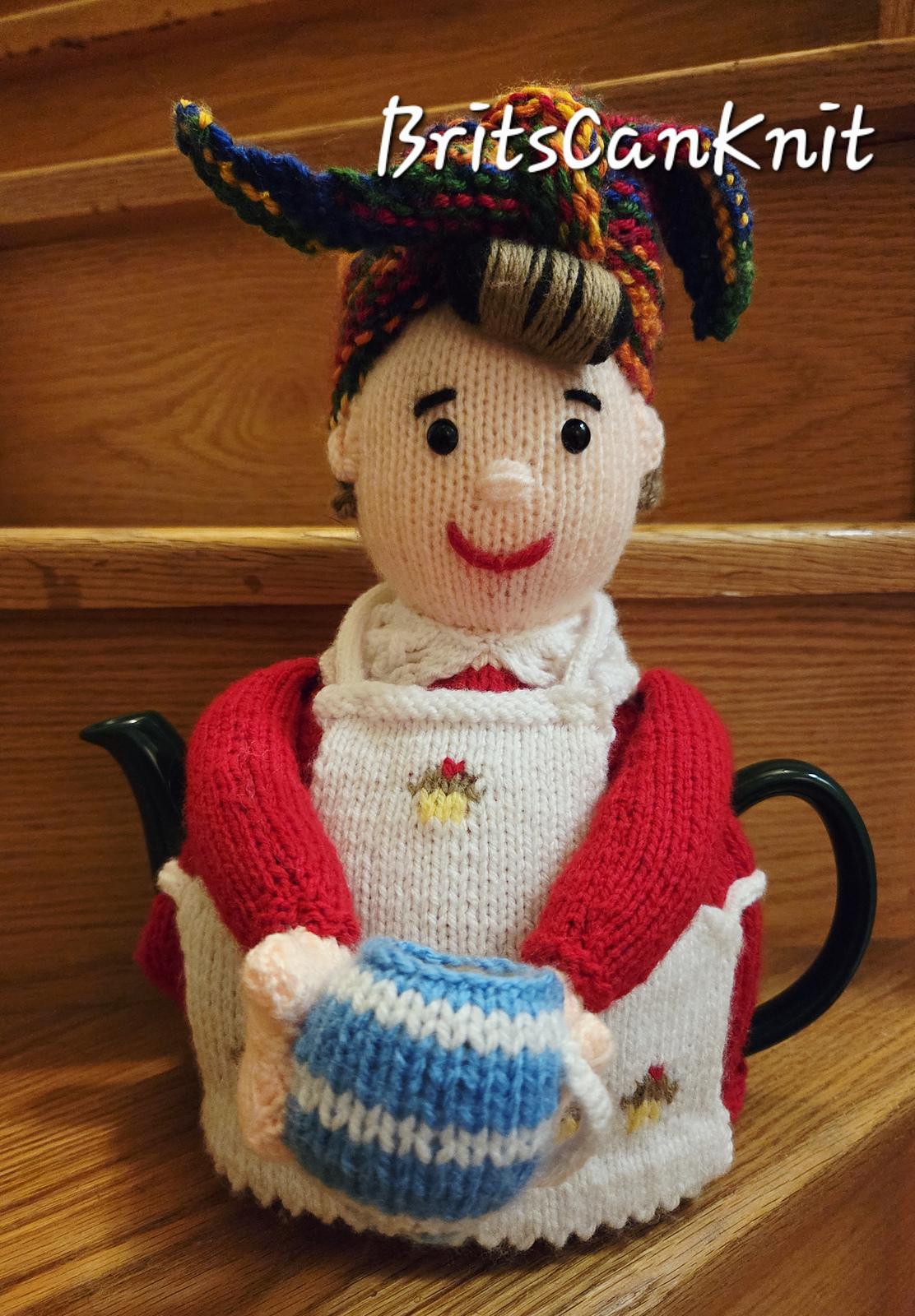 British Tea Lady Teapot Cosy