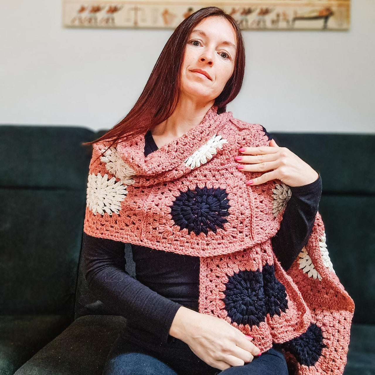 Rustic Petal Scarf