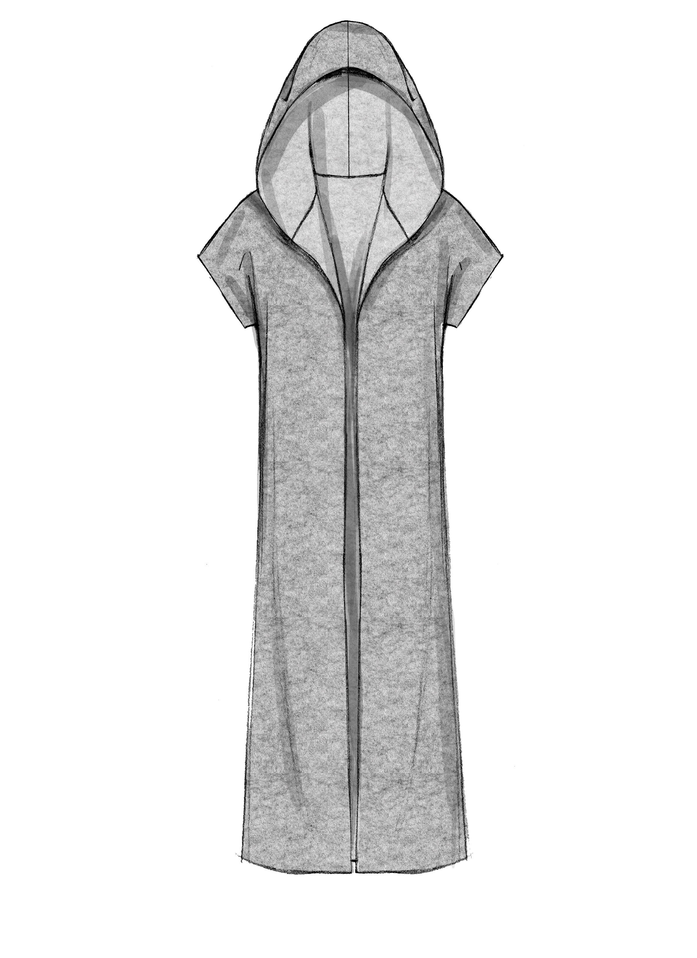 McCall's Misses' Open-Front Jackets with Shawl Collar and Hood M7511 - Sewing Pattern