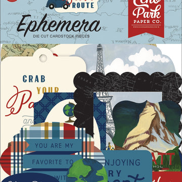 Echo Park Paper Echo Park Cardstock Ephemera 33/Pkg - Icons, Scenic Route