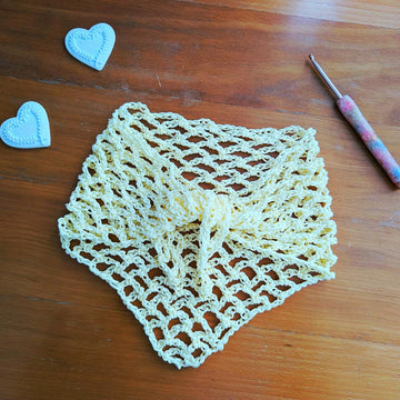 Crochet Whimsy Cottage Bandana Pattern