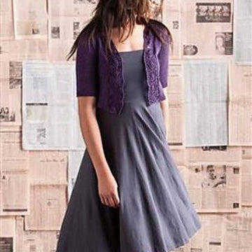 Medallion-edged shrug