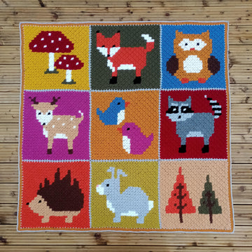 Woodland Corner to Corner Blanket