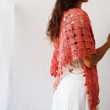 Bougainvillea Shawl