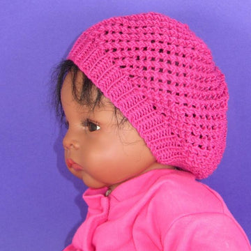 Baby Simple Lacey Tam Slouch hat