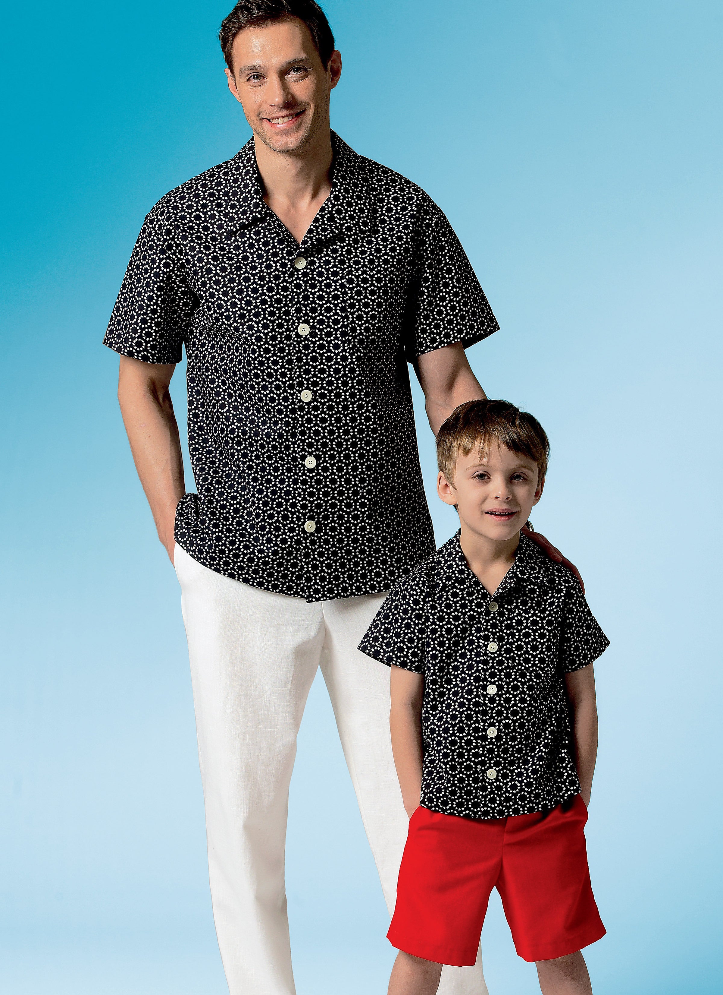 McCall's Men's/Boys' Shirt, Shorts and Pants M6972 - Sewing Pattern