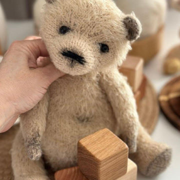 Cozy Teddy Bear Knitting Pattern PDF – Plush Toy 27 cm – Classic Teddy