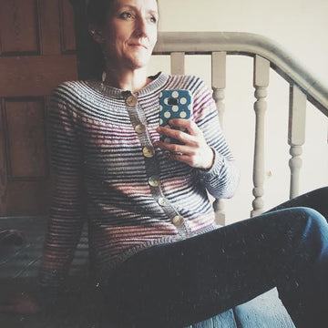 Silken Stripes Cardigan