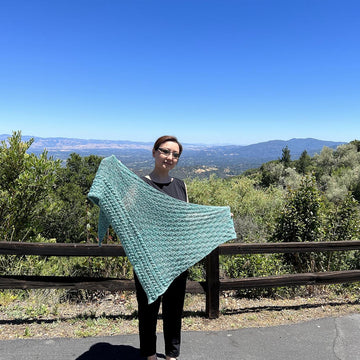 Vineyard hill shawl