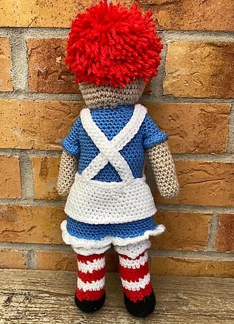 Raggedy Ann Doll Crochet Pattern