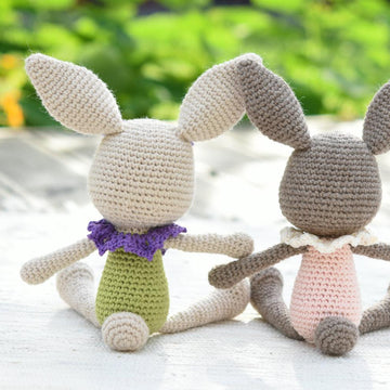 Lace collar bunny