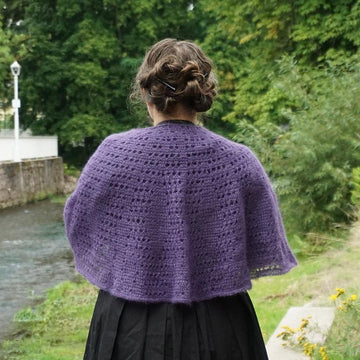 Cape amethyst capelet