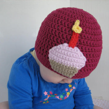 1st Birthday Cupcake Hat