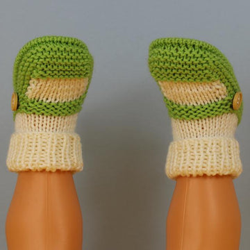 Baby One Button Sock and Slipper Booties