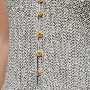 Belle Button Front Vest