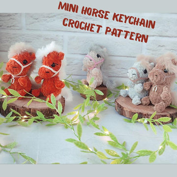 Mini Horse Keychain