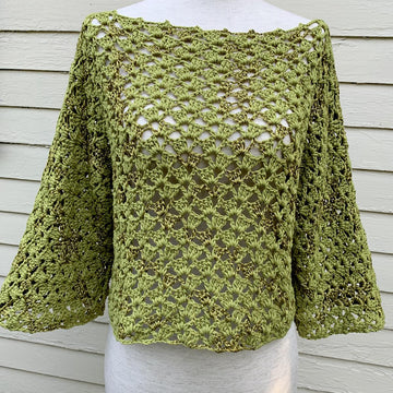 Lacy Crochet Sweater Top
