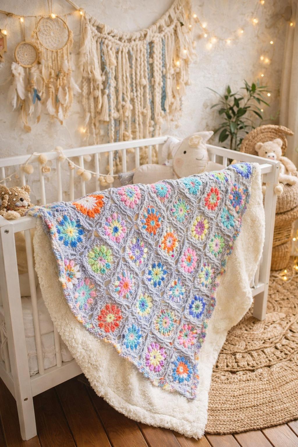 Crochet Patchwork Blanket