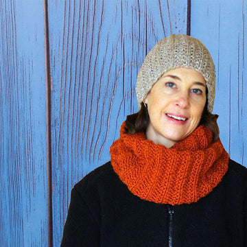 Seeded Rib Knit Hat