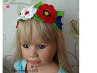 Headband with flowers