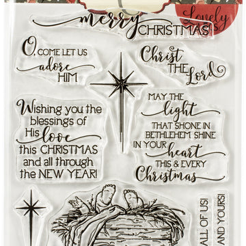 Colorado Craft Company Clear Stamps 4"X6" - Bethlehem's Light-Lovely Legs